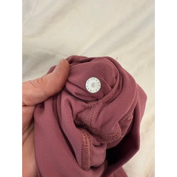 Lululemon Align II Leggings 6 Maroon Athleisure Gym Yoga Running High Waist - Image 5