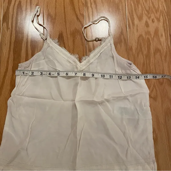Abercrombie & Fitch White Lace Trim Camisole - Image 3