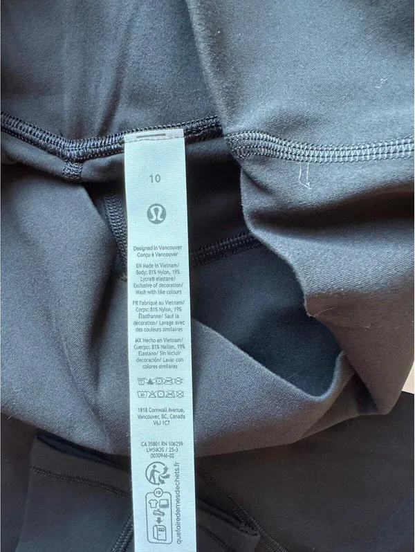 Lululemon Align With Pockets High Rise 28” Black Size 10 NWT - Image 6