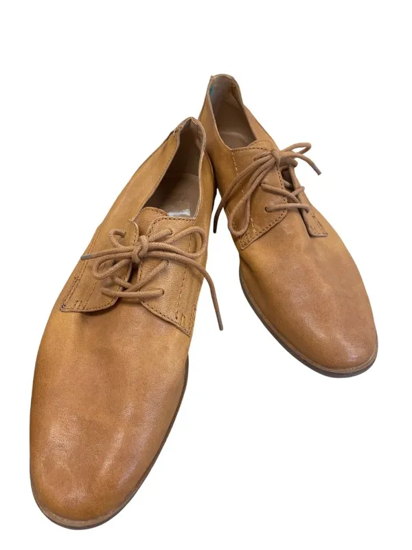 Frye & Co Womens Brown Leather Lace-Up Oxford Flat Shoes Size 10M SKU 8400 - Image 16