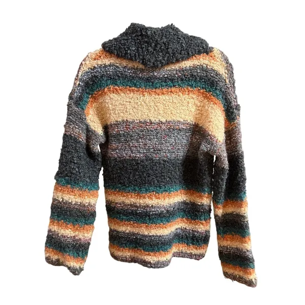 Anthropologie‎ Moth Murray Striped Cowl Neck Sweater sz S - Image 4