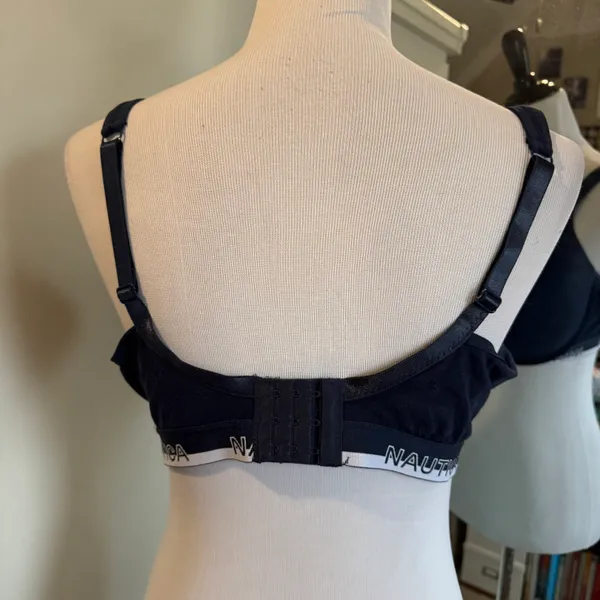 Nautica 40DD Blue Lightly Lined Bra - Image 3