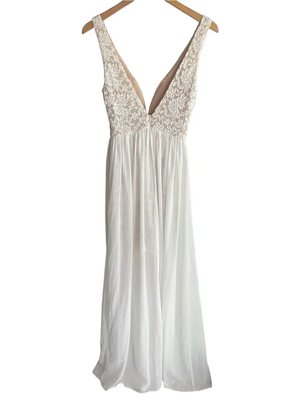 Lulus Make Way for Wonderful Off White Lace Maxi Dress - Image 5