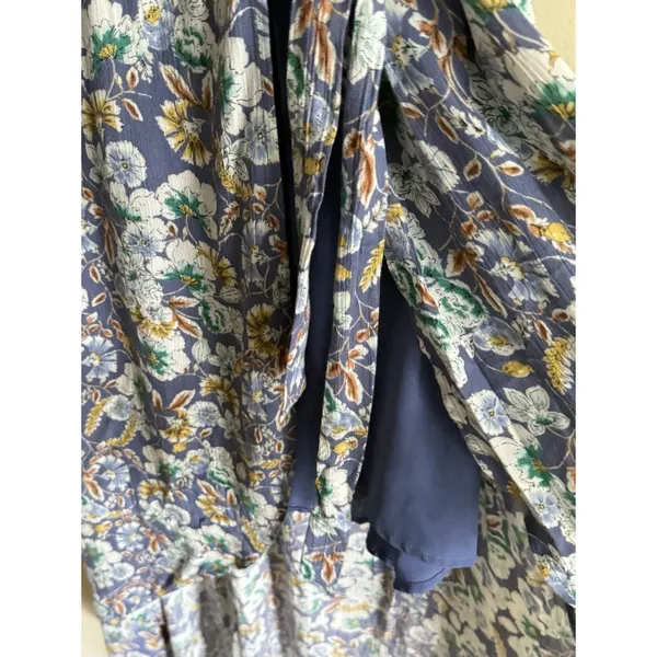 ASTR The Label Floral‎ Wrap Dress XS Hi-low True Wrap Short Sleeve Romantic - Image 5