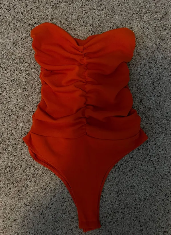 ZARA Ruched Side Body Suit - Image 2