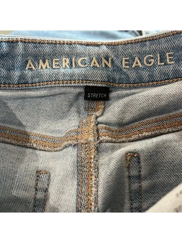 American Eagle Outfitters Mom Straight Denim Jeans Size 00 - Image 7