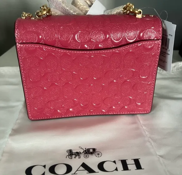 Coach Mini Klare Embossed Crossbody Bag - Image 6