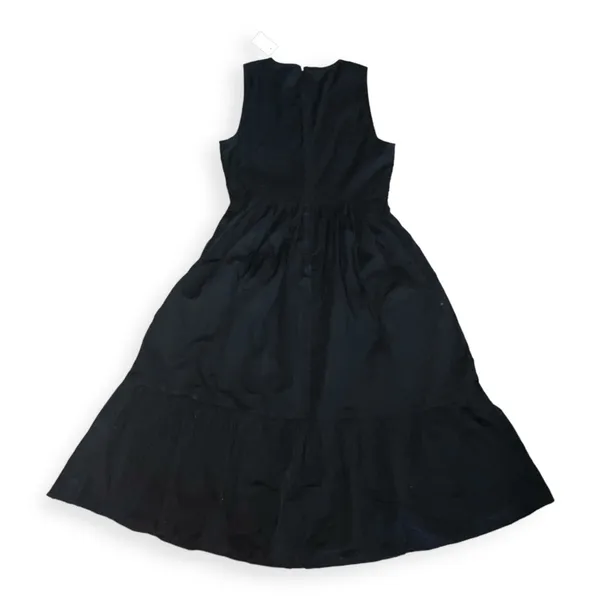 J. Crew Womens black smocked midi dress - Image 5