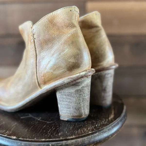 Bed Stu Distressed Leather Ankle Boots – Handmade in Mexico – Size 8 - Image 8