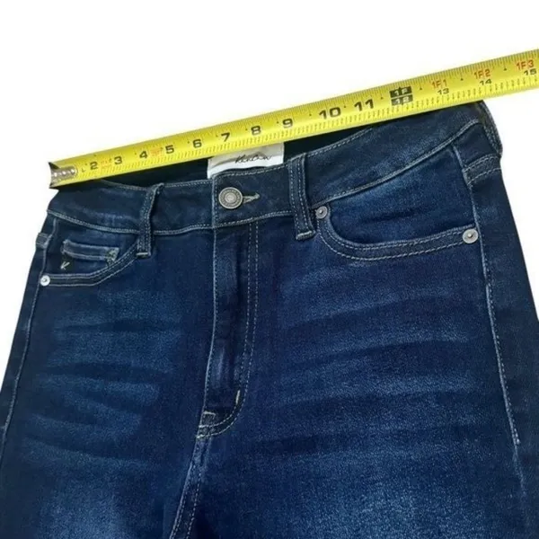 KanCan Parker High Rise Trouser Flare Dark‎ Wash Capsule Comfort Rodeo 9/28 - Image 9