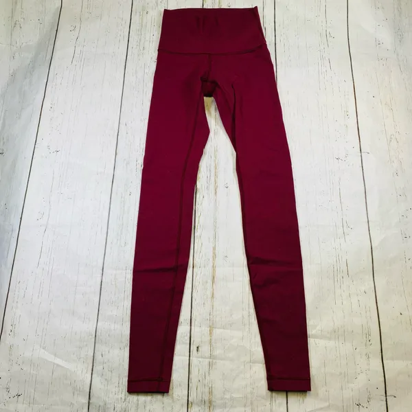 Lululemon Align Leggings Size 4 Garnet Burgundy - Image 3