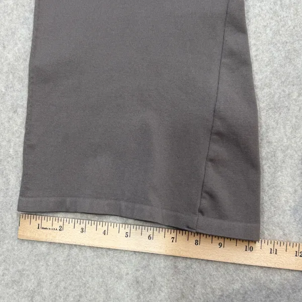 OQQ Yoga Pants Women XL Gray Athleisure Y2K Flare Leg Foldover Waistband Casual - Image 7