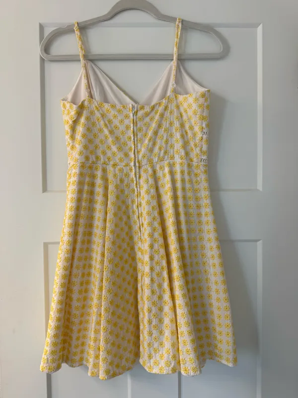 Miami Yellow flower dress - Image 2