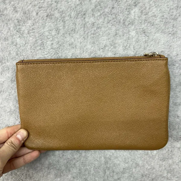 Coach Zip Wristlet Wallet, Medium Size - Authentic, Tan/Light Brown - Image 3
