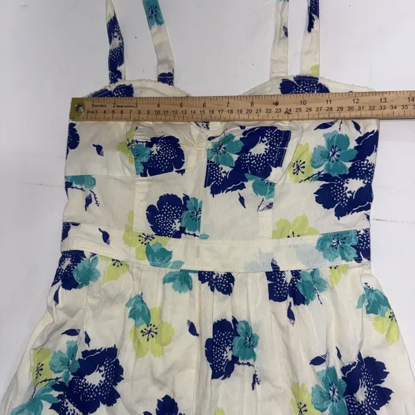 Y2K Vtg American Eagle Baby Doll Floral Sun Dress Prairie Preppy Coquette XS Nw - Image 8