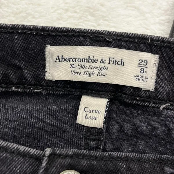 Abercrombie-fitch Women's Black Jeans - Image 8