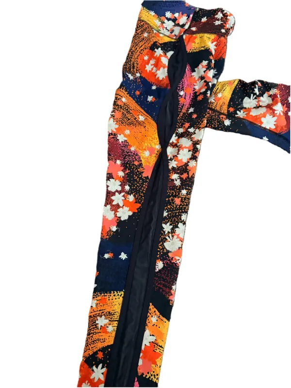 Free People FP Movement "Liza" Illusion Floral Leggings Women’s Size L - Image 5