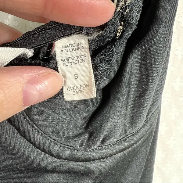 Victoria's‎ Secret Black Vintage Lace Underwire Satin Slip Dress - Image 5