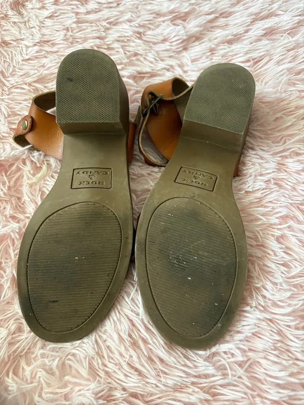 Rock & Candy Roselyn-D Sandals Size 7 Brown Block Heel - Image 4