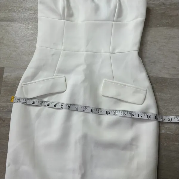 NEW Babyboo Roxanne Midaxi Dress Ivory Size Medium Cocktail Party Dress - Image 11