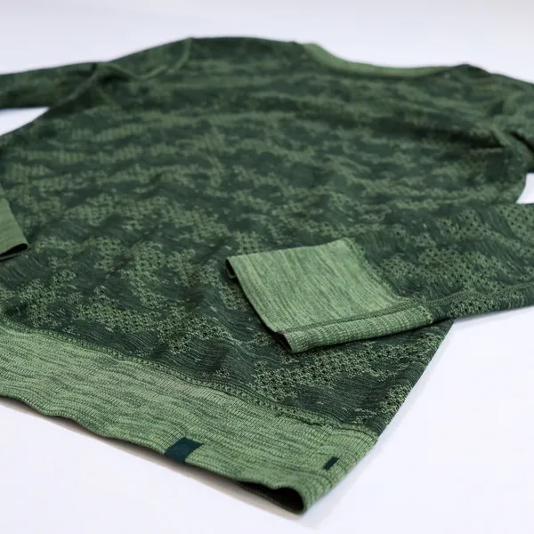 Lululemon Swiftly Breathe Long Sleeve Tee Women XS Dot Scap Rainforest Green Top - Image 6