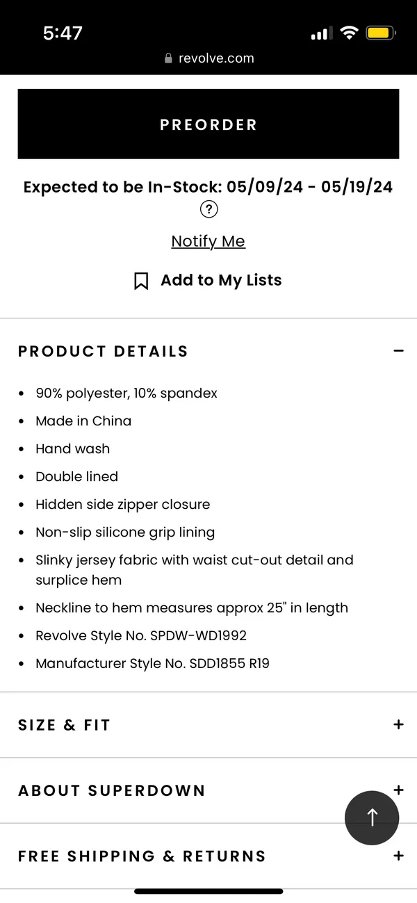 Revolve Black Mini Dress - Image 3