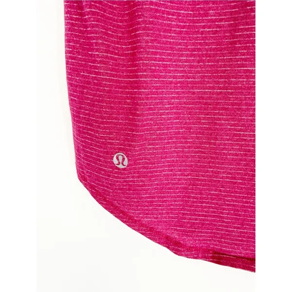Lululemon Run Away Short Sleeve Tee Women's 8‎ Heathered Bumble Berry Activewear - Image 7
