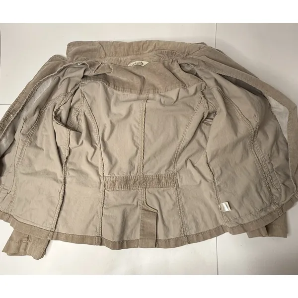 Vintage St. John's Bay Blazer Womens Size XL Tan Corduroy Jacket Retro Career‎ - Image 6