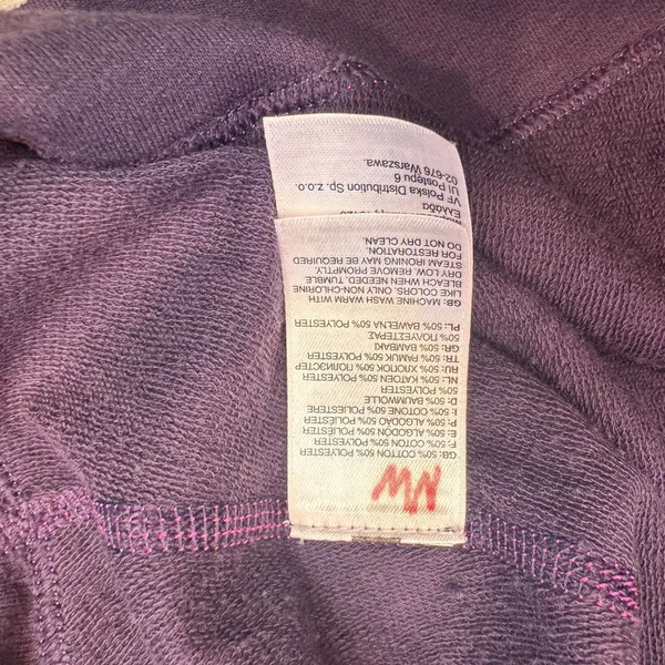 The North Face Purple Funnel Neck Hoodie Sweatshirt Womens‎ Medium M - Image 5