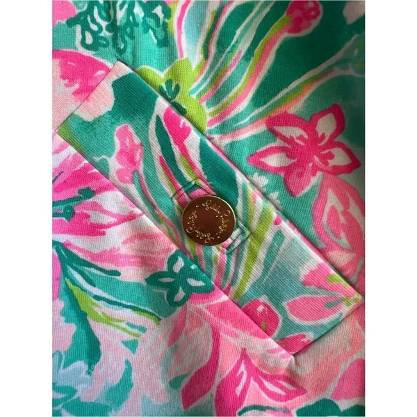 Lilly Pulitzer Madison Skort Hot On The Scene Size Small Floral Tropical Pink - Image 4