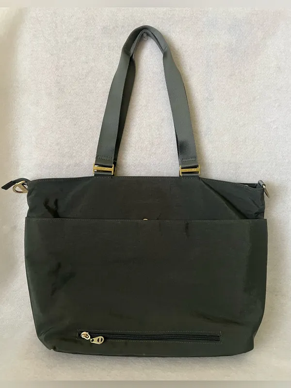 Baggallini Gray Crossbody Shoulder Bag - Image 4