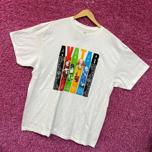 Nickelodeon Avatar The Last Airbender Anime White Tshirt size Extra Large - Image 3