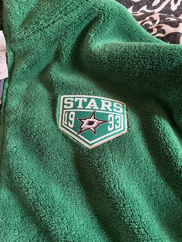 National Hockey League Dallas Stars Sherpa 3/4 Zip Pullover - Image 3
