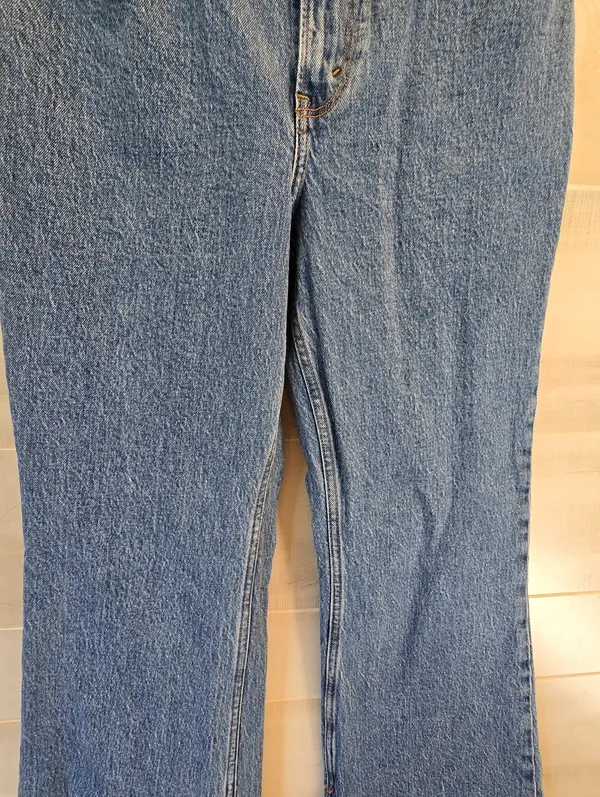 {29/8} Abercrombie & Fitch The Vintage Flare High Rise Dark Blue Jeans - Image 5