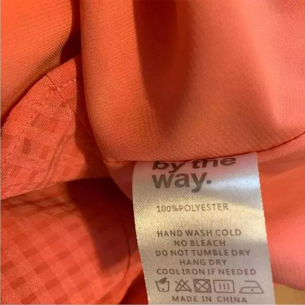 Revolve By‎ the Way. Jenny Tube Front Tie Textured Coral Mini Dress small - Image 6