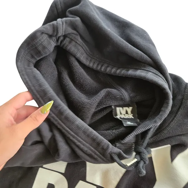 Ivy Park Black Women's Hoodie Size: M - Image 4