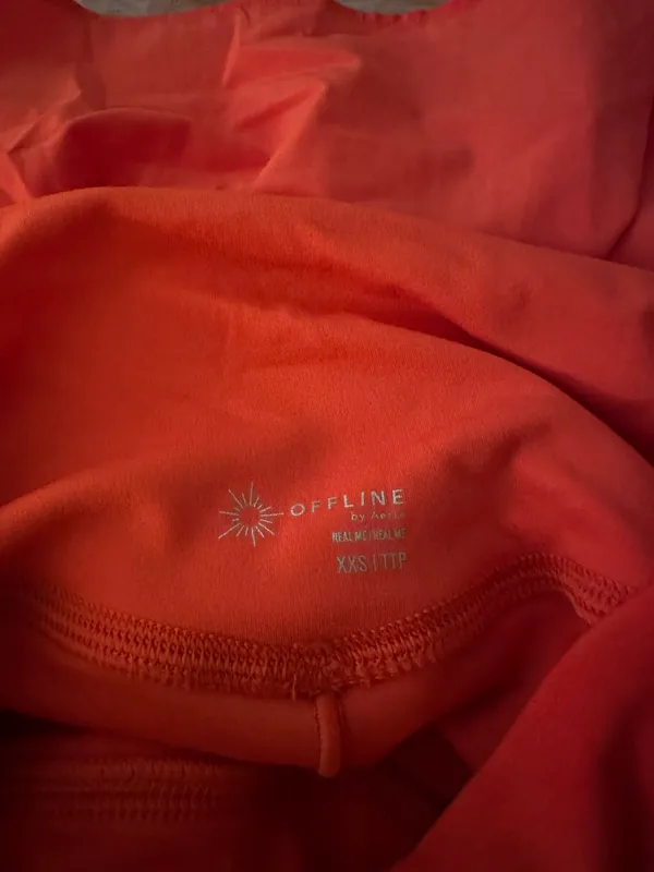Aerie Crossover Shorts Flowy Red - Image 4
