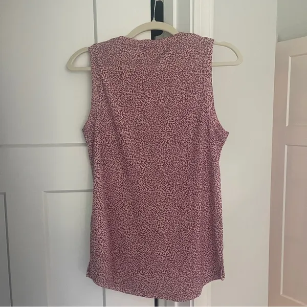 Athleta Breezy Camisole Tank Pink Cheetah‎ sleeveless Workout top - Image 7