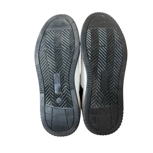 Steve Madden Black White Renigade‎ Low Top Sneakers Shoes Women's Size 7.5 - Image 8
