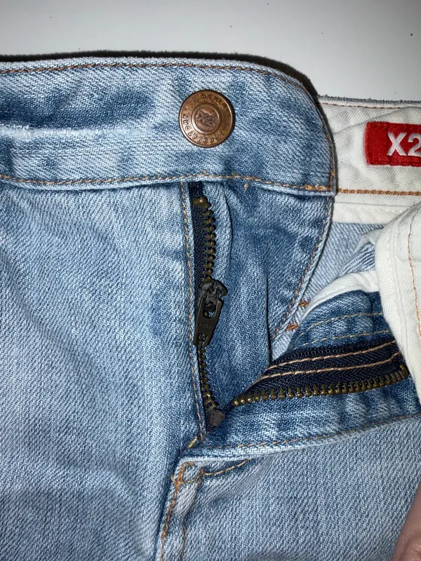 Denim Skirt Blue Size 4 - Image 7