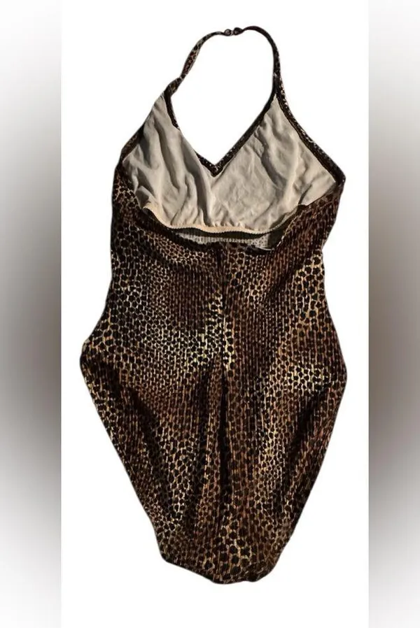Catalina Leopard Print One Piece Swimsuit - Image 2