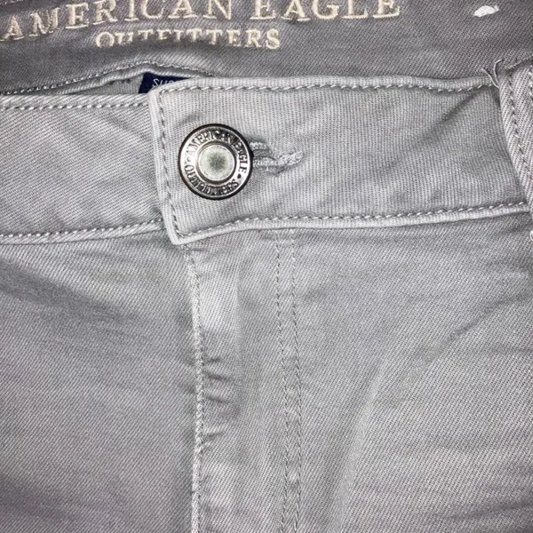 American Eagle Super‎ Stretch X Jeans Women 16 Long High Rise Distressed - Image 6