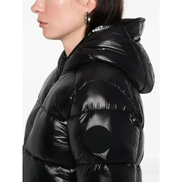 Save the Duck padded black puffer jacket ultra lite size small - Image 13