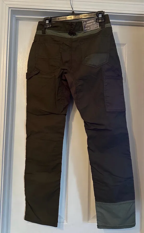 American Rag Straight Leg pants are a size 29W 30L. - Image 2