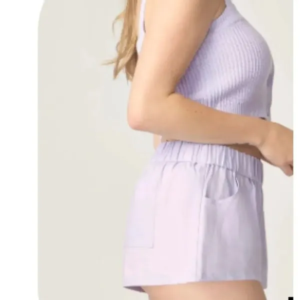 Florence by Mills SWEET SOLSTICE LINEN CHEEKY BOXER, Violet, Size Medium, NWT - Image 3