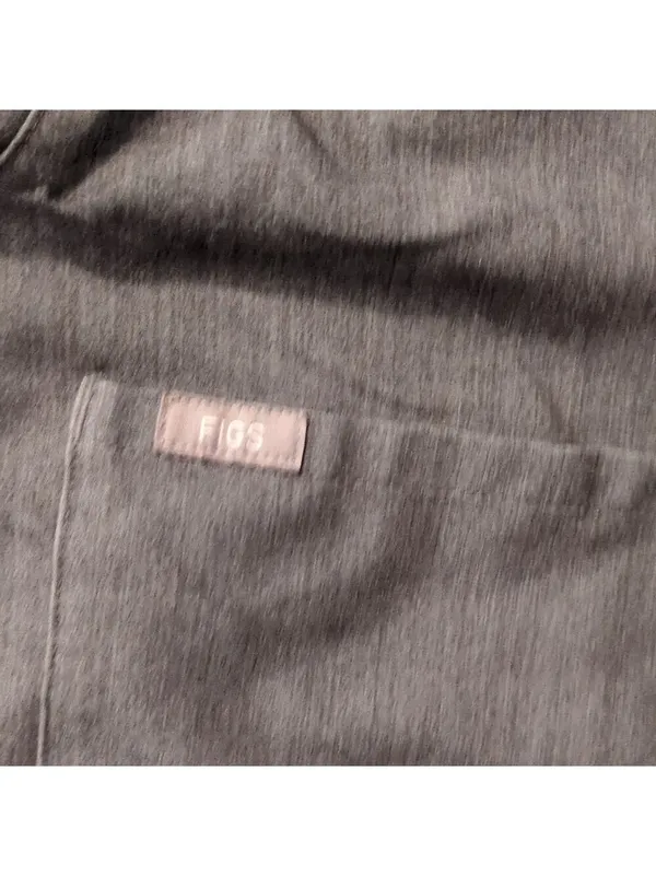 Figs Gray Scrub Top Size Large - Image 4