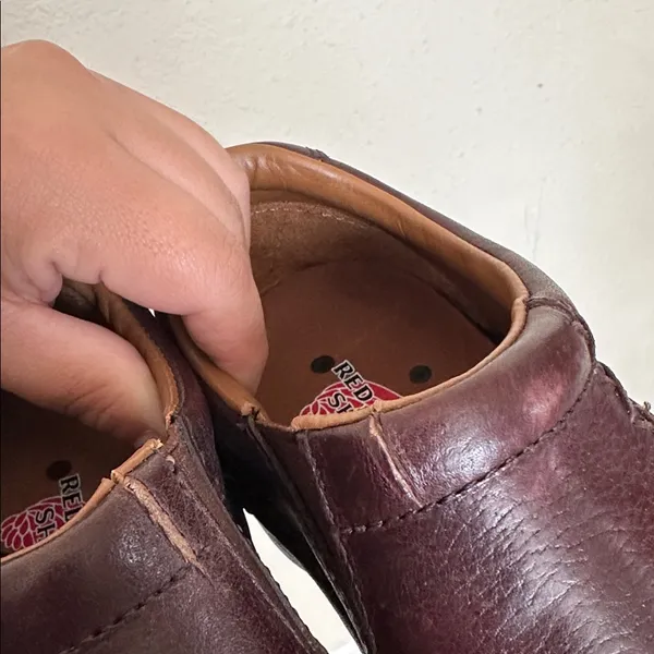 Red‎ Wing Women'S Style 2322 Leather Safety Shoes Slip-On Aluminum Toe Brown 5 - Image 4