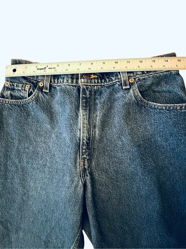 Levis Vintage 550 Jeans Women’s Size 14 Reg Relaxed Fit Tapered Leg 100% Cotton - Image 12