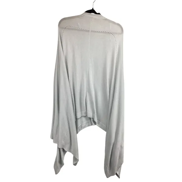 Lululemon Sweater Wrap Shrug Draped Size‎ OS Silk Blend Light Blue Super Soft - Image 5