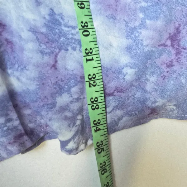 ASTR The Label Purple Marble Print Cowl Neck Spaghetti Strap Mini Dress‎ XL - Image 12